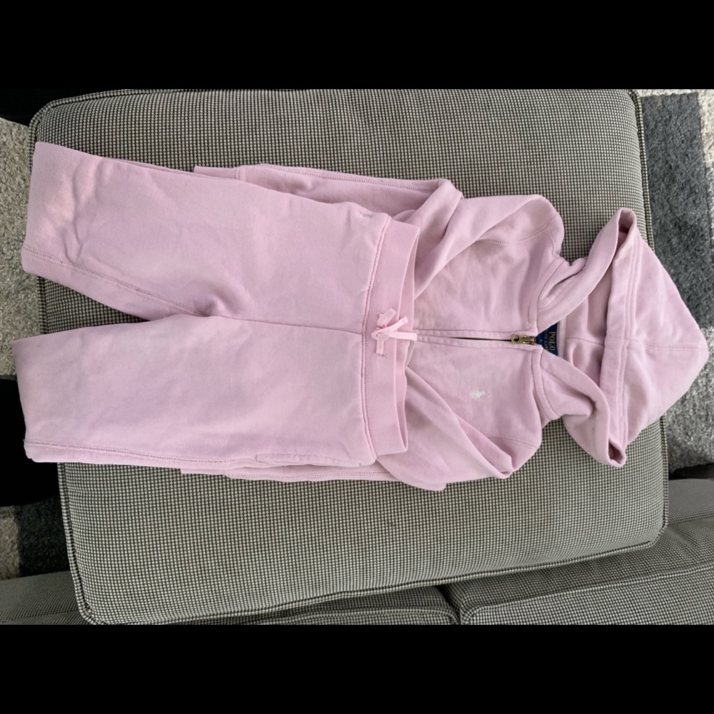 Girls Polo sweat suit